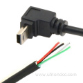 OEM 90Degree Mini5Pin Connector to Open End Cable
